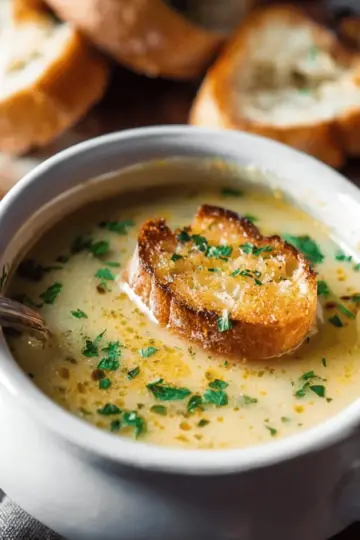 Country French Garlic Soup