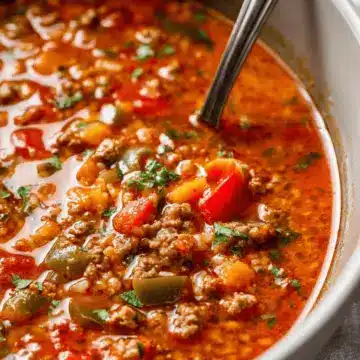 Easy Stuffed Pepper Soup