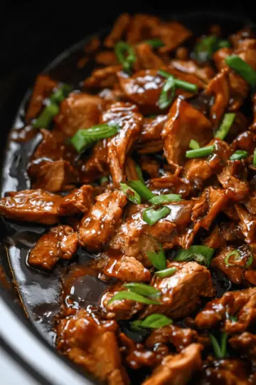 Crockpot Bourbon Chicken