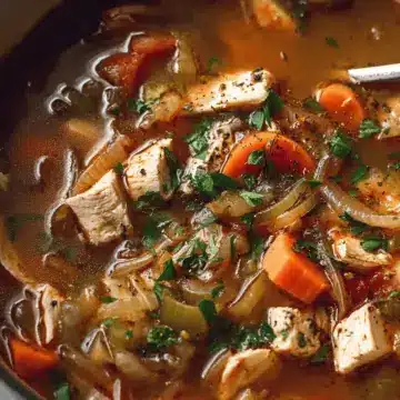 Leftover Turkey Vegetable Soup