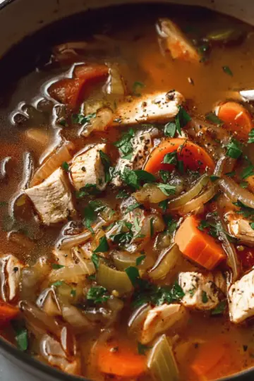 Leftover Turkey Vegetable Soup