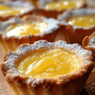 Baby Lemon Impossible Pies