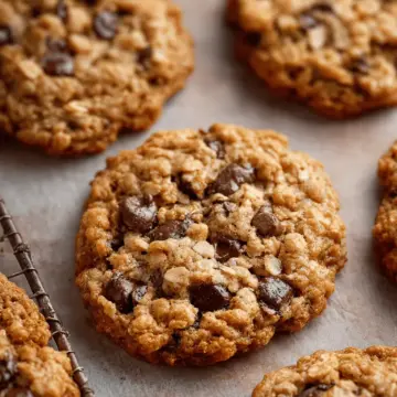 Chewy Oatmeal Chocolate Chip Cookie