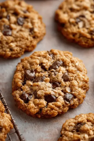 Chewy Oatmeal Chocolate Chip Cookie
