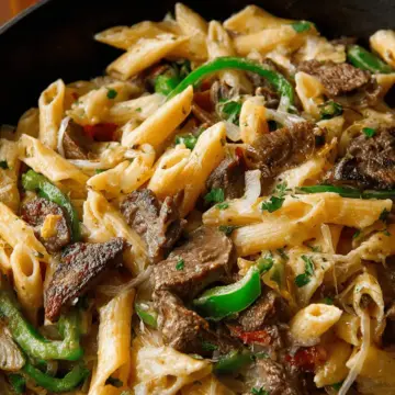 Philly Cheesesteak Pasta
