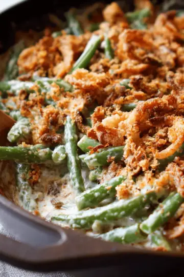 Creamy Green Bean Casserole from Scratch