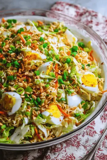 The BEST Ramen Noodle Salad