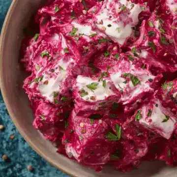 Beetroot Salad Dip With Greek Yogurt