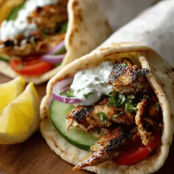 Greek Chicken Gyros recipe