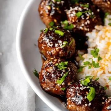 korean bbq meatballs