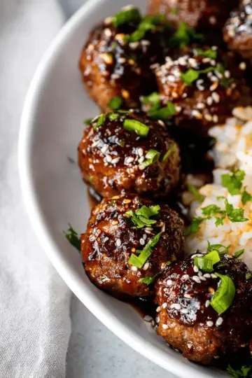 korean bbq meatballs