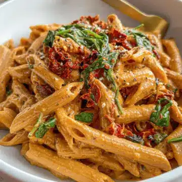 Vegan Creamy Sun Dried Tomato Pasta
