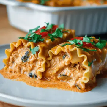 Southwest Chicken Lasagna Roll Ups