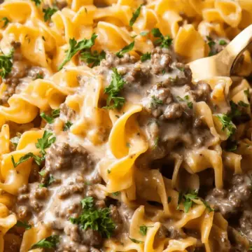 Ground Beef Stroganoff