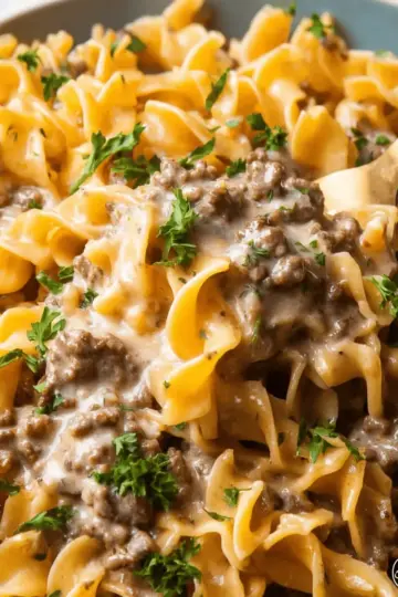 Ground Beef Stroganoff