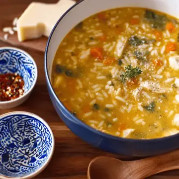 Italian Chicken Pastina Soup