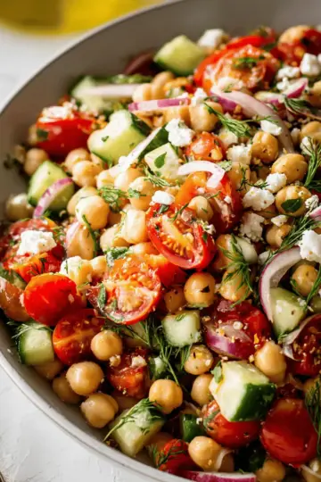 Mediterranean Chickpea Salad