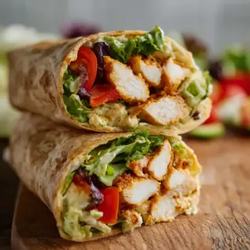 Honey Mustard Chicken Wrap
