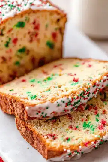 Easy Christmas Funfetti Bread Recipe