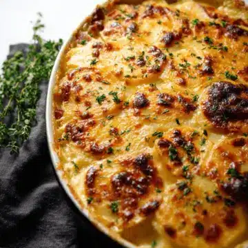Potato and Ham Au Gratin