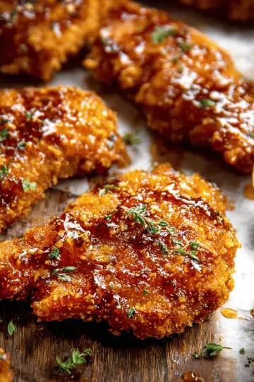 Baked Crunchy Hot Honey Chicken
