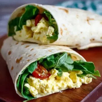 Simple Egg Salad Wrap