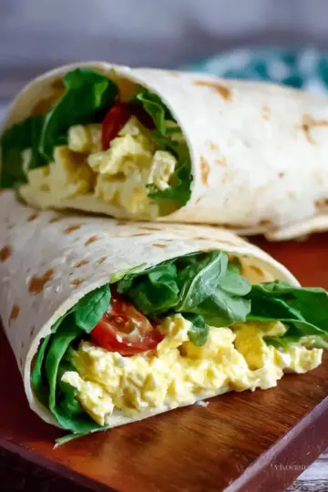 Simple Egg Salad Wrap