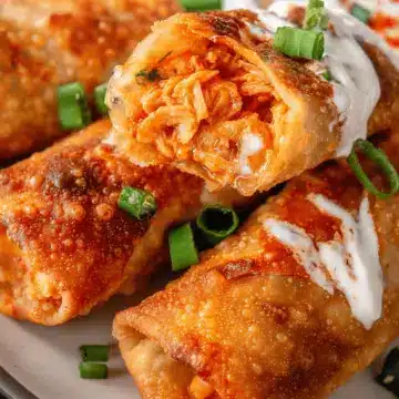Buffalo Chicken Egg Rolls