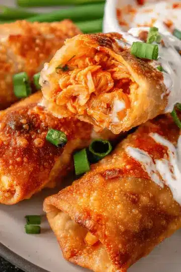 Buffalo Chicken Egg Rolls