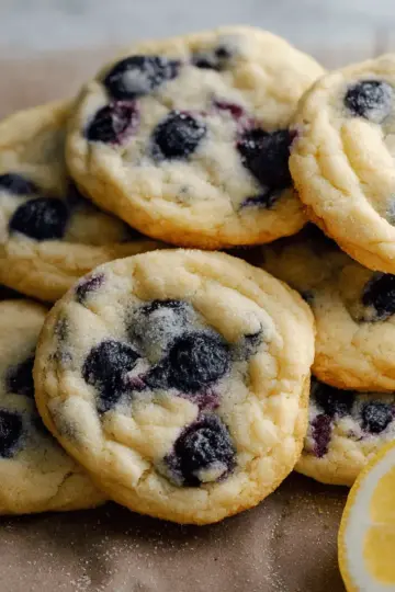 Lemon Blueberry Cookies
