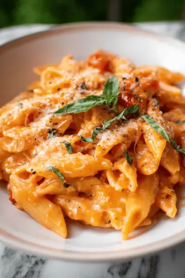 Super Easy Creamy Tomato Pasta