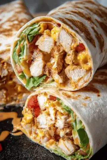 Chipotle Ranch Grilled Chicken Burrito