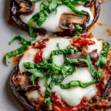 Low Carb Eggplant Pizza