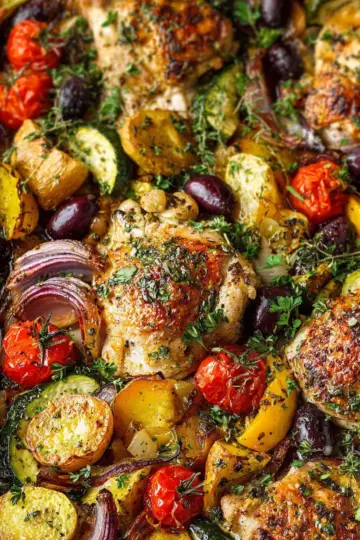 Greek Sheet-Pan Chicken