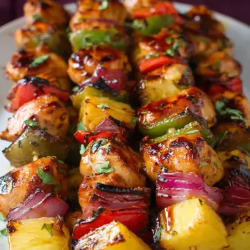 Hawaiian Chicken Kebabs