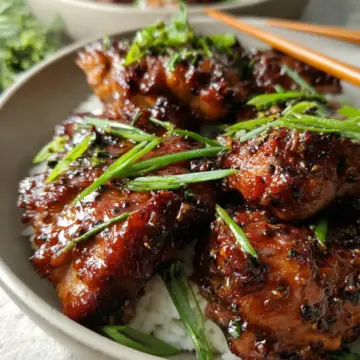 Honey Black Pepper Chicken Thighs