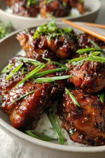 Honey Black Pepper Chicken Thighs