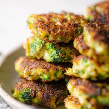 Broccoli Cheddar Fritters