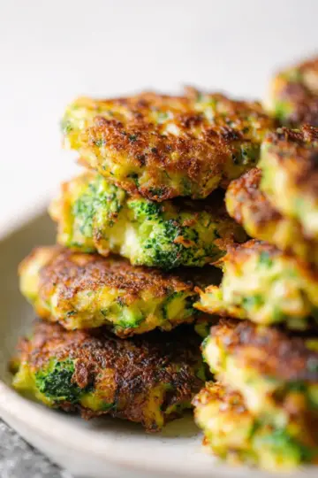 Broccoli Cheddar Fritters
