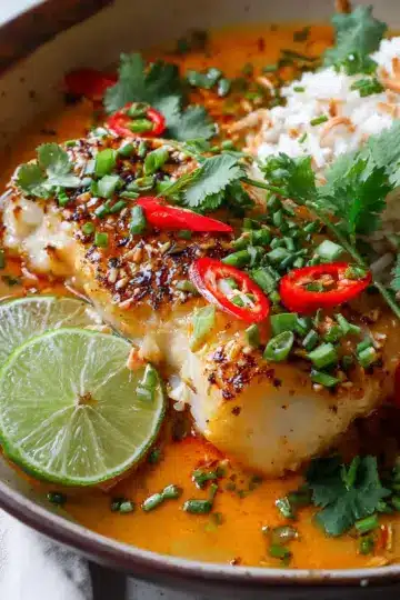 Thai-Inspired Coconut Cod