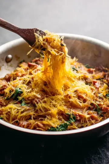 Spicy Spaghetti Squash Noodles