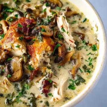 Rotisserie Chicken Mushroom Soup