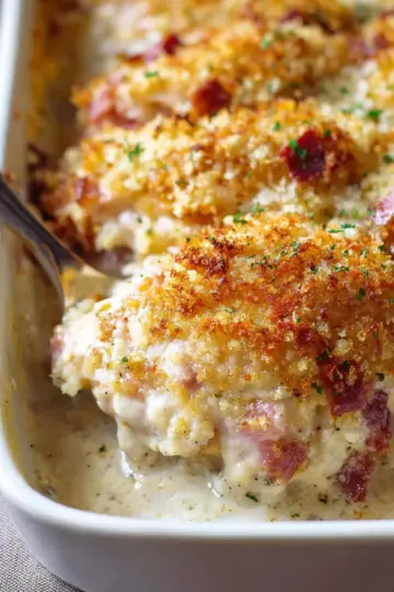 Chicken Cordon Bleu Casserole