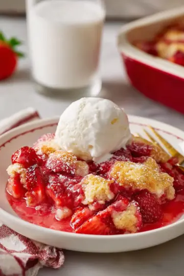 Strawberry Cobbler
