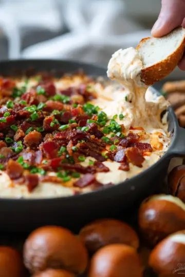 Beer Cheese Dip with Bacon