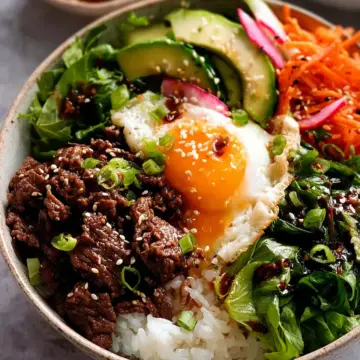 Korean Beef Bulgogi Rice Bowls