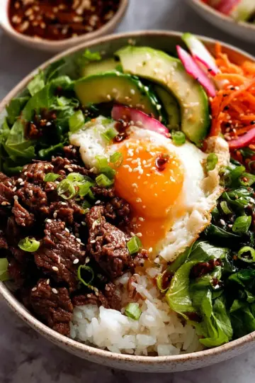 Korean Beef Bulgogi Rice Bowls