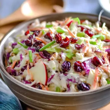 Apple Cranberry Coleslaw