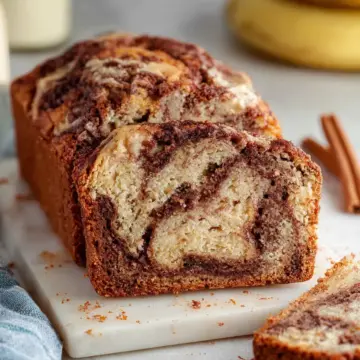Cinnamon Swirled Banana Bread