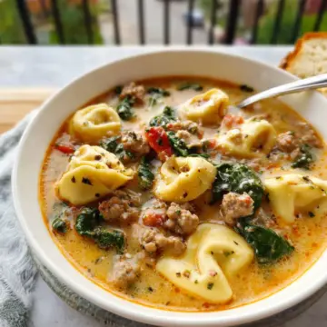 Sausage Tortellini Soup
